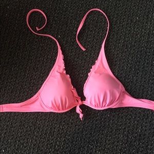 Victoria’s Secret Pink Halter Push-up Swim Top